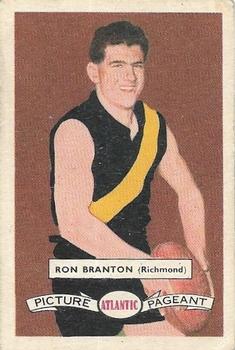 1958 Atlantic Petrol Stations Victorian League Stars #124 Ron Branton Front